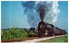 Southern Railroad Train Locomotive #1477- Photo 1952- Vintage Postcard-M2-34