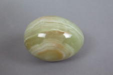 Onyks Jajko Kamień Półszlachetny Dekoracja Obiekt Przycisk do listów 4,6 cm dł., waga 108 g