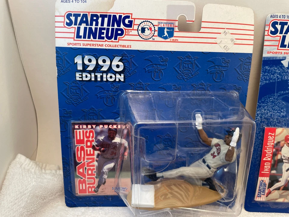 Figura MLB Mike Piazza Kirby Puckett 1997 Iván Rodríguez 1996 alineación inicial 3 Foto 2 de 4