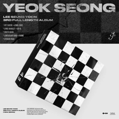 LEE SEUNG YOON [YEOK SEONG] 3rd Full Length Album CD+Foto Buch+Karte+18 Sticker