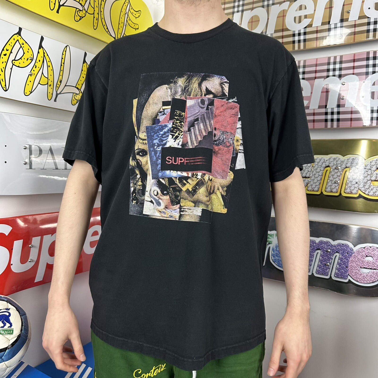 Supreme Stack Tee - Black - FW21 - image 3