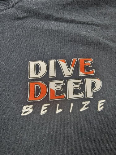 Dive Deep Belize 2XL Gildan Tee Shirt