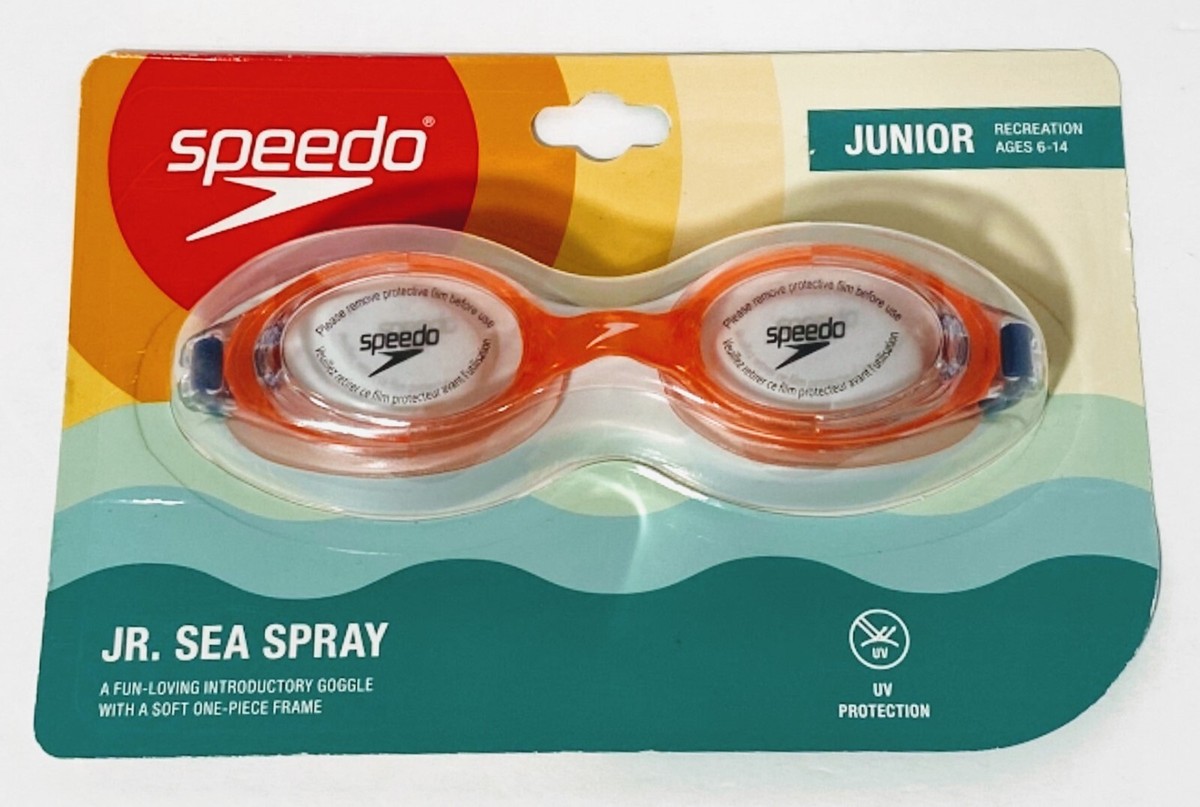 Speedo Junior Sea Spray Goggles Salmon/clear, Jade/Green and Blue/Hawaii