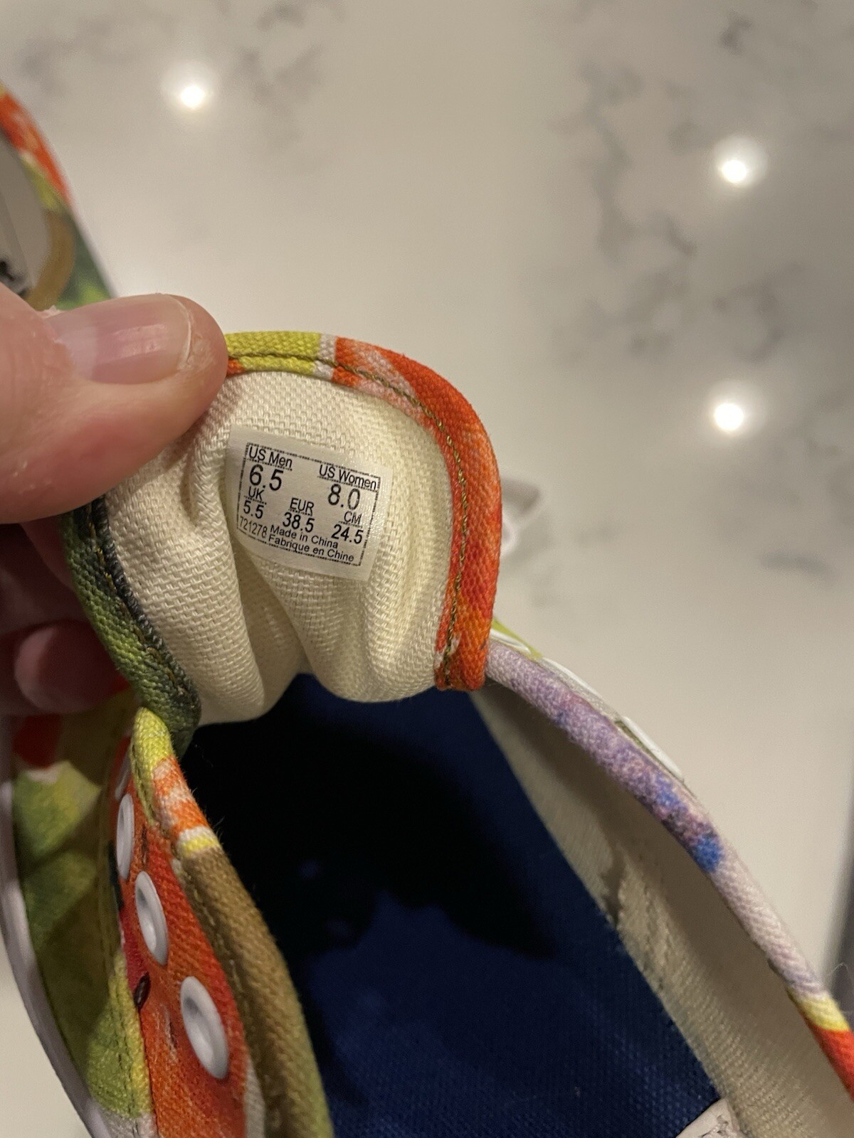 Vans X Frida Kahlo Watermelon Sneakers Women's Size 8 - Sold Out! image 3