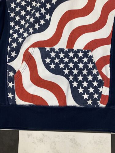 Supreme Box Logo Pullover Hoodie “USA / American Flag” FW14 Size 