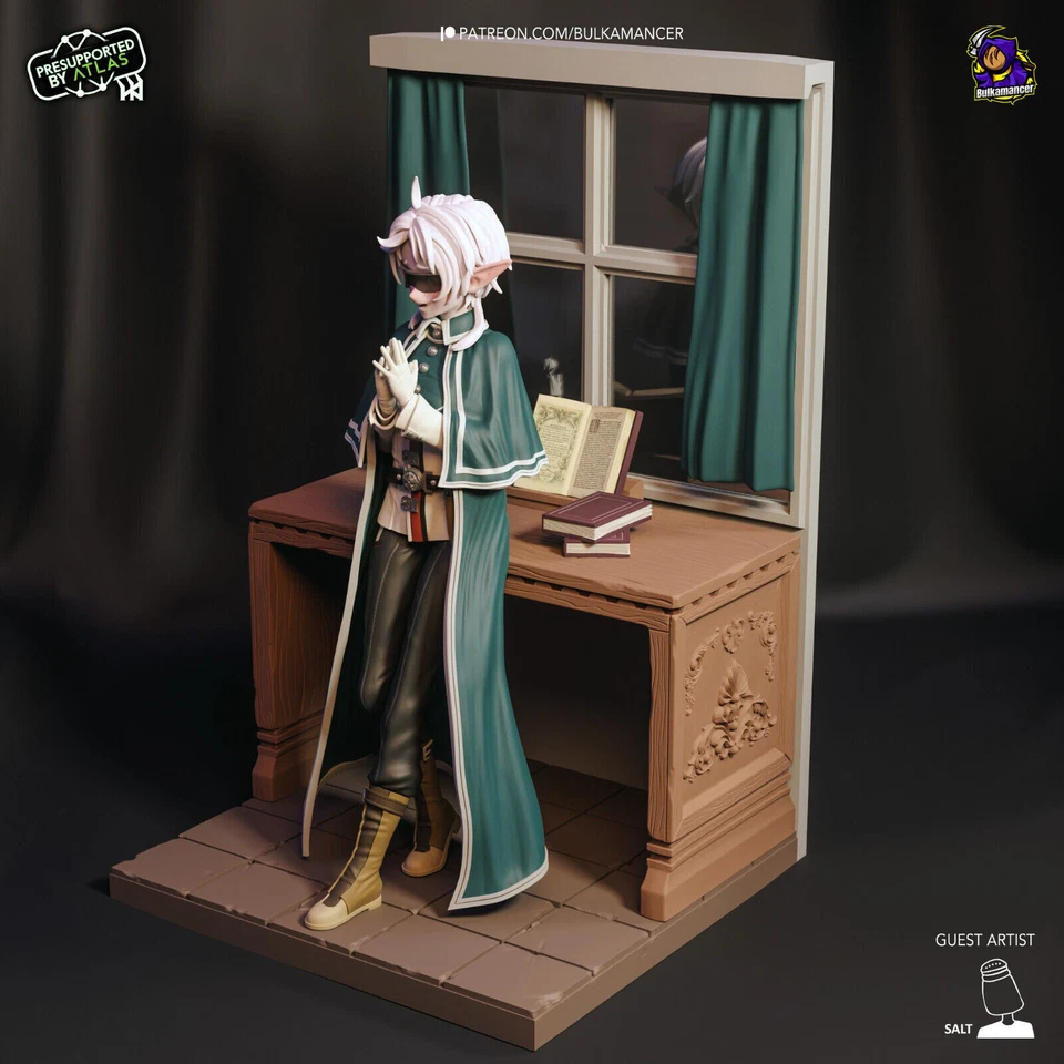 Sylphiette EBodyguard 1/8th Scale Model Mushoku Tensei  Anime resin UNPAINTED - Immagine 2 di 4