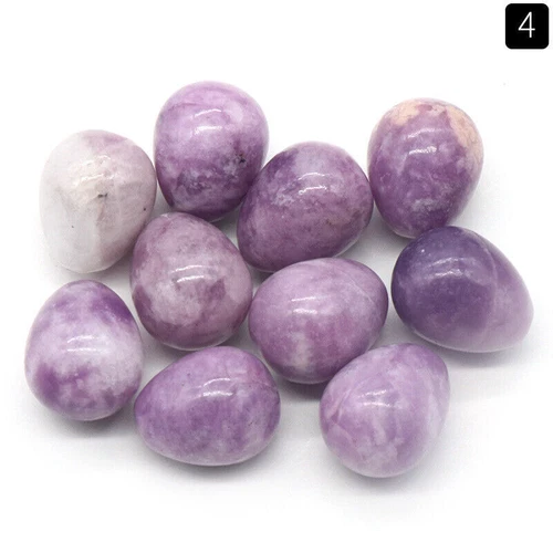 20PCS Lots Mix Natural Stone Gemstone Crystal Sphere Healing Massager Egg - Picture 20 of 21