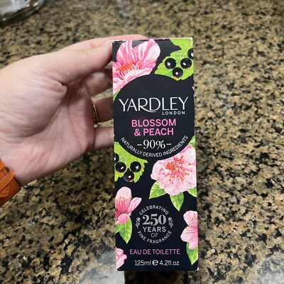 Yardley Blossom & Peach by Yardley London 4.2 oz Women