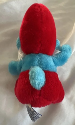 Muñeca de peluche de peluche Papa Pitufo Los Pitufos 1981 Peyo WB vintage - Imagen 4 de 6
