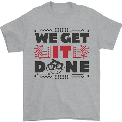 We Get It Done Lustig Tecky It Professionell Herren 100% Baumwolle