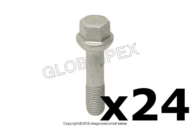 Mercedes Wheel Lug Bolt For Alloy Wheel 0009905107 Genuine Mercedes 000.990.51.07 000 990 51 07