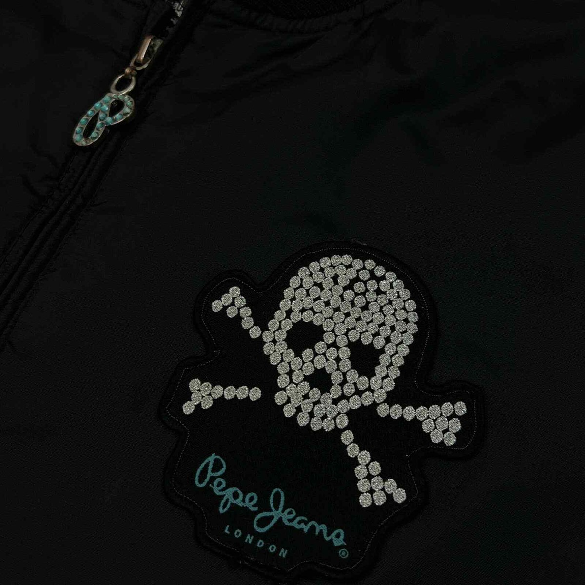 Vintage Pepe Jeans London Rhinestone Skulls Bomber Jacket | eBay