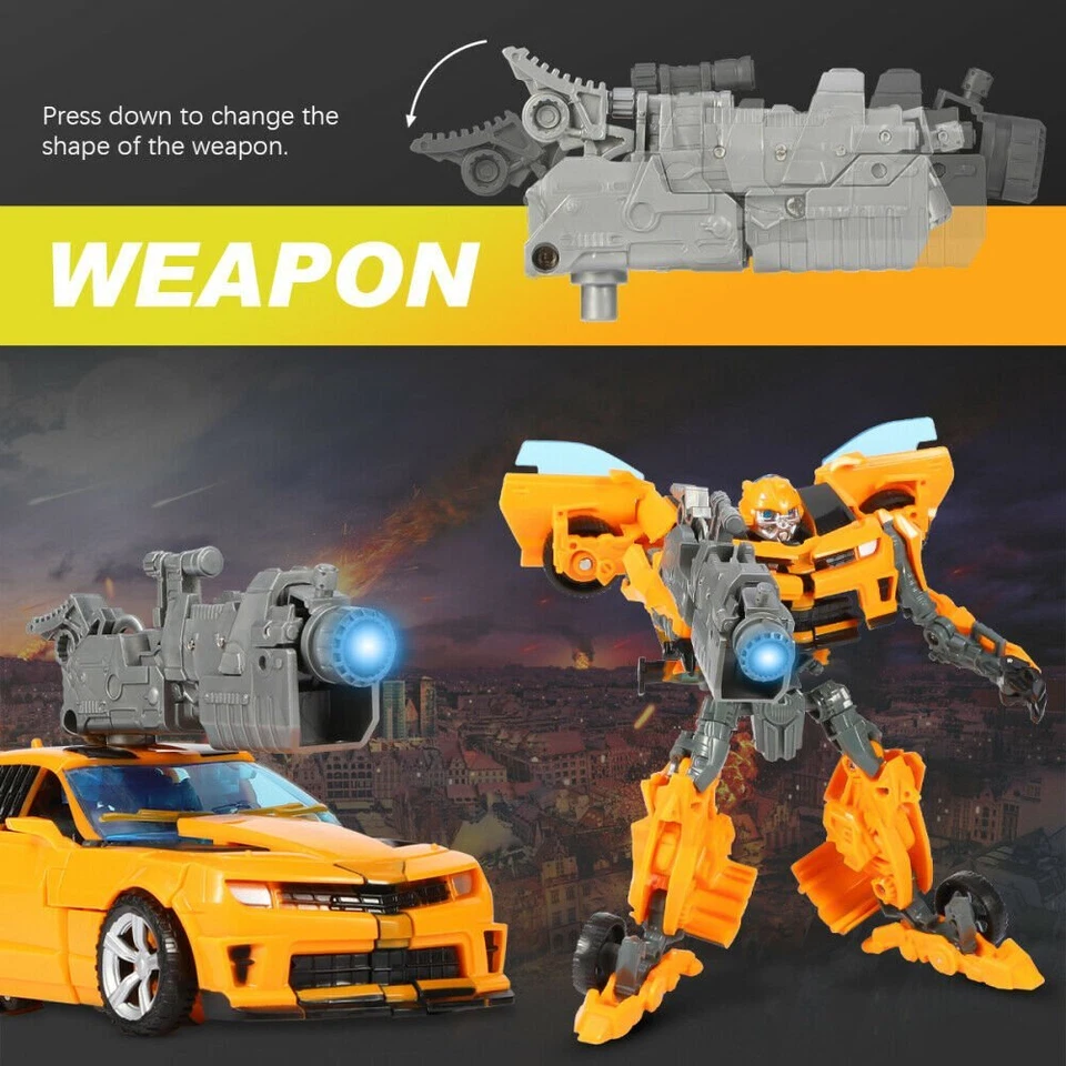 Kinder Transformer Bumblebee Roboter Flim Figur Auto Actionsfigur Spielzeug DHL - Bild 4 von 4