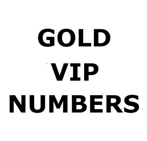 gold VIP mobile phone numbers - 3 for 2 offer - Picture 1 of 1