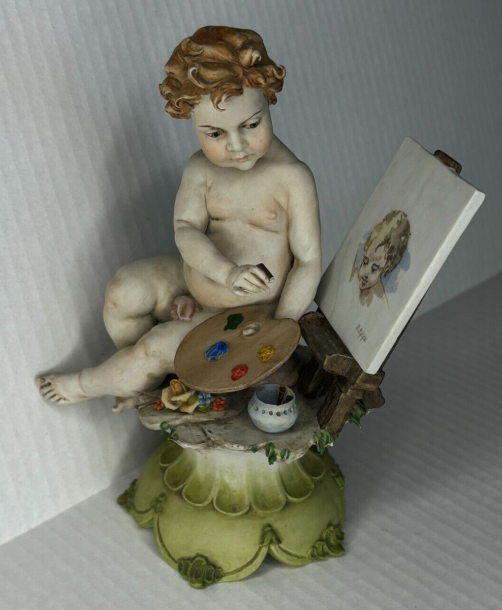 Vintage Luigi Giorgio Benacchio featuring Child Painting | eBay