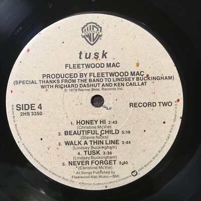 FLEETWOOD MAC Tusk - 1979 1st Press Warner Bros. 2-LP -All 4