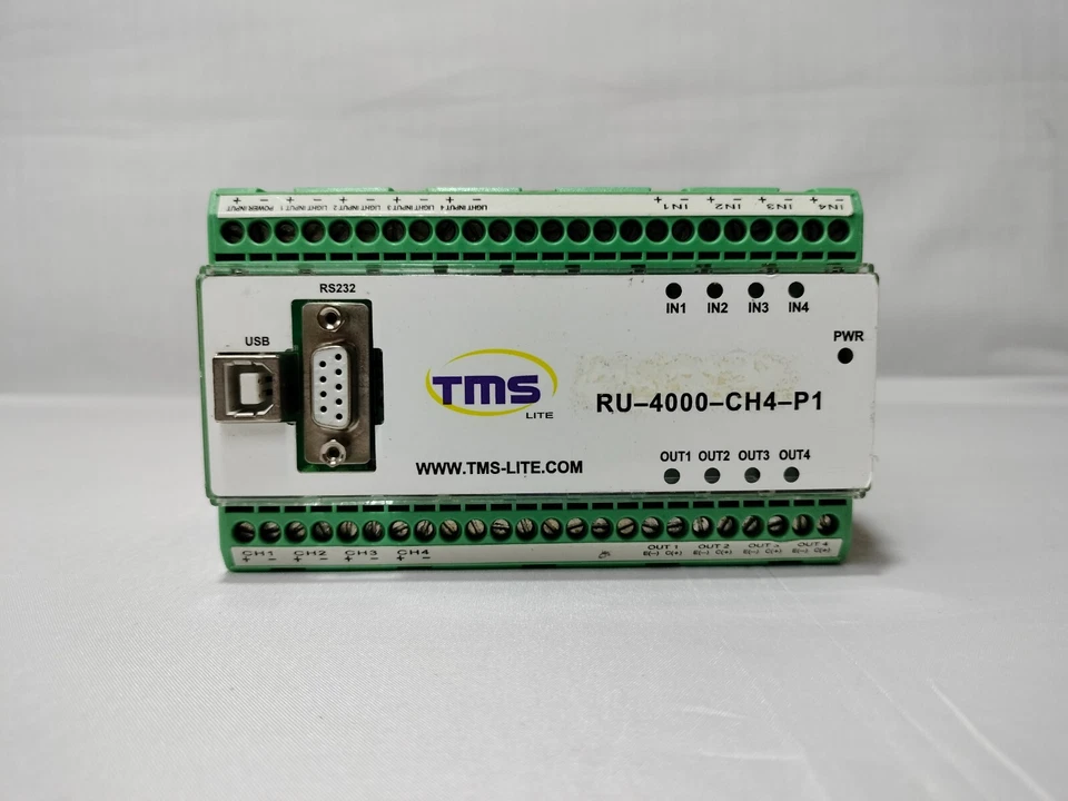 TMS Lite RU-4000-CH4-P1 RU4000CH4P1 RU-4000-4CH-P RU40004CHP Controller - Image 4 of 4