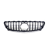 Mercedes A-Klasse W176 AMG GT-R Frontgrill Im Panamericana-Stil – Schwarz/Chrom