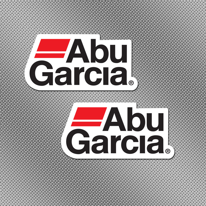 2x Abu Garcia 6" Full Color Stickers Decals Fishing Boat Lur