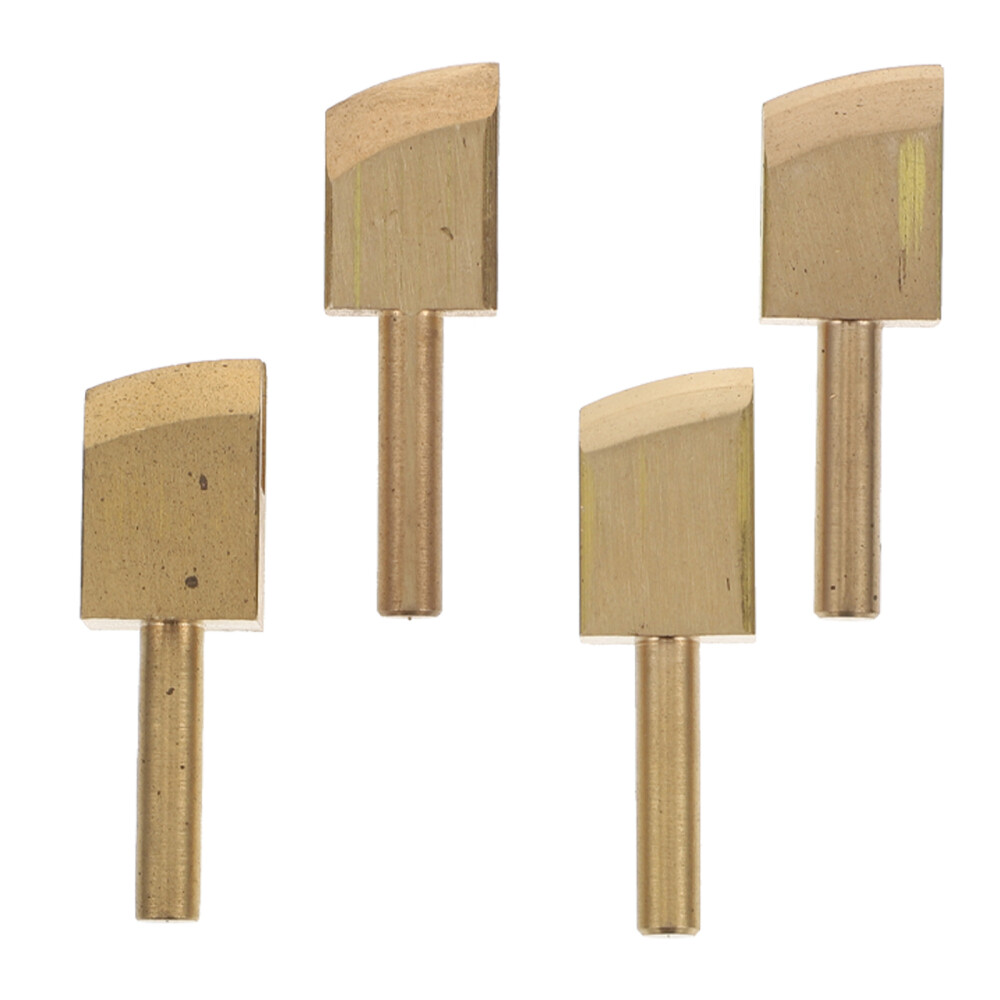4 Pcs Wood Buring Edge Cressers Polishing Compound Ironing Head