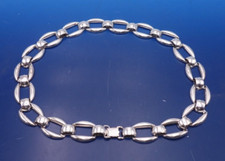 Ceinture à maillons vintage mexicaine sterling 29"