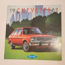 1982 Chevy Chevrolet Chevette Original Brochure Prospekt