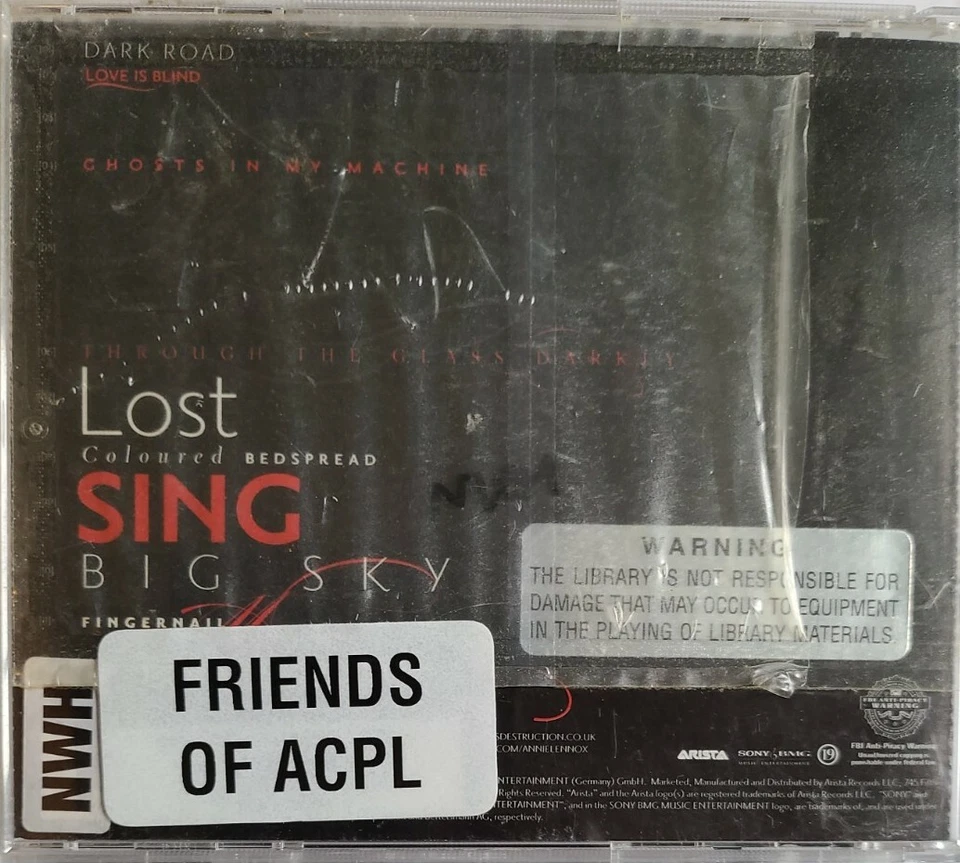 Annie Lennox - Songs Of Mass Destruction (компакт-диск 2007 г.) - Изображение 2 из 4