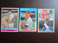 Three (3) Minnesota Twins Baseball Cards - See Pictures and Description Below