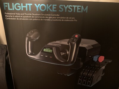 Logitech Saitek Pro Flight Yoke System with Throttle Quadrant
