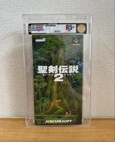 Secret of Mana Seiken Densetsu 2 SNES SFC 1993 VGA 85+ Graded Factory Sealed