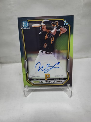 Wyatt Sanford #CPA-WS 2026 Bowman Chrome Prospect Autograph card