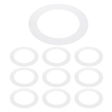 5" ID 7.5" OD Plastic Trim Ring, 10 Pcs Ceiling Light Goof Rings Matte Circul...
