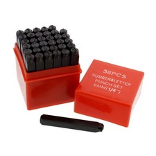 1pcs Metal 1/4" Inch Stamping 36-Piece Tool Kit   Embossing  Engraving Stamp
