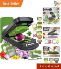 Vegetable Chopper Stainless Steel 8 Blade Multi-Use Food Prep Tool