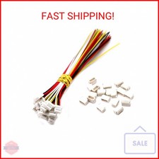 daier 20 Sets Mini Micro Sh 1.0 Jst 4-Pin Connector Plug Male with 150mm Cable 