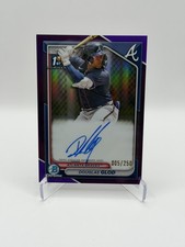 2024 Bowman - Chrome Prospect Autographs Douglas Glod #CPA-DG Purple...