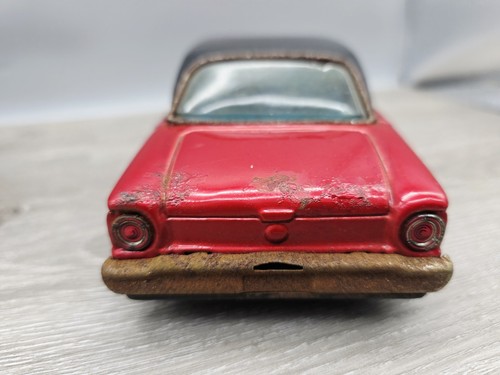 Vintage Bandai 1961 Ford Falcon Cragstan Camper Tin Friction Car House READ - Picture 9 of 24