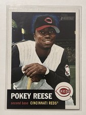 2002 Topps Heritage Pokey Reese #204 Night Variation SP Cincinnati Reds