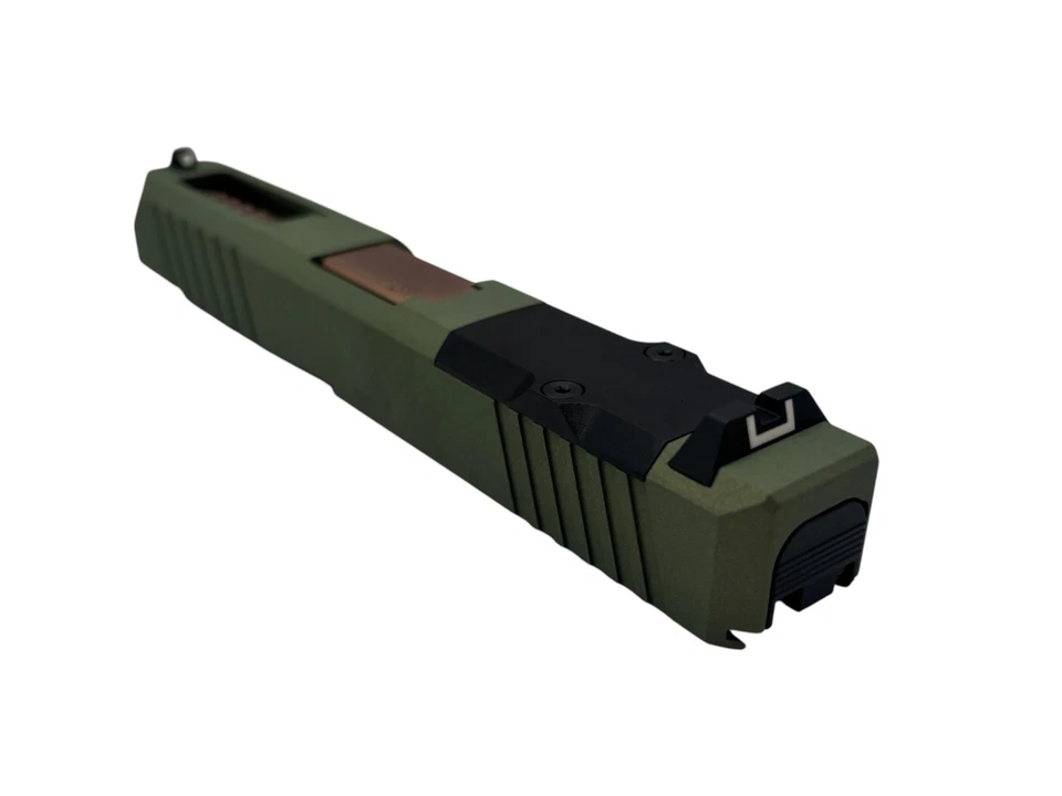 Turbo For G17 custom Slide Gen3NEW Cerakote Crocodile Complete W/ Copper Ported - Image 4 of 4