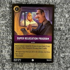 Disney Lorcana Wilds Unknown Super Relocation Program 63/204 Foil