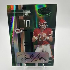2005 Leaf Certified Materials - Trent Green #61 Mirror Emerald Signatures /5...
