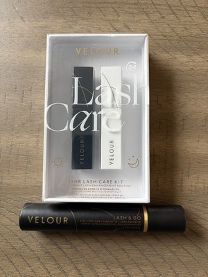 Velour Lash Care Kit Long Strong Serum & Mascara + Go Eyeliner Magnetic Adhesive
