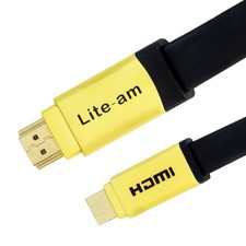Flat HDMI Cable 4K UHD v2.0 3m-10m Lead For Samsung NU8000 Series TV HDTV UHD