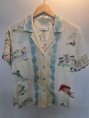 Vintage Jams World Shirt 90s 80s FLORIDA Rayon small Made In Hawaii USA RARE