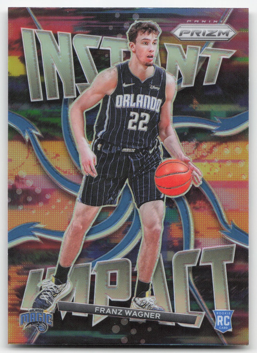 2021-22 Panini Prizm #13 Franz Wagner Instant Impact Prizms Silver