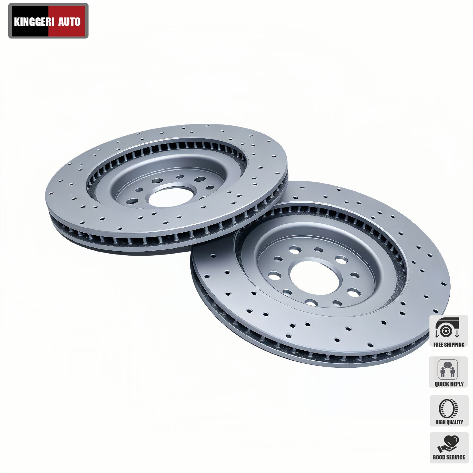 Maserati Ghibli S 2017-2021 Rear Brake discs 2 pcs P/N 670035019