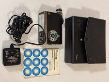  E803 Vintage Vivitar 283 Automatic Electronic Flash w/ manual, case, charger