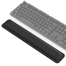 Keyboard Wrist Rest Thicken Memory Foam Ergonomic Palm 1 inch 1 inch Black Pain