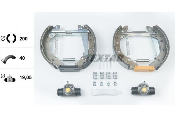 NEU - Textar 84044700 Bremsbackensatz FüR Audi Seat Skoda VW-image