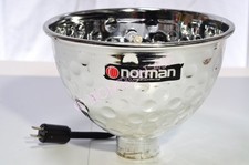 NORMAN 6" REFLECTOR WITH ADDED DIFUSION TO FIT LH2KM BARE BULB AND ALIKE HEADS